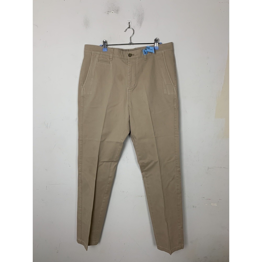 Johnnie-O Neil Stretch Twill Pants Khaki Mens 35x34 JMPA1300 Chino Golf Trousers